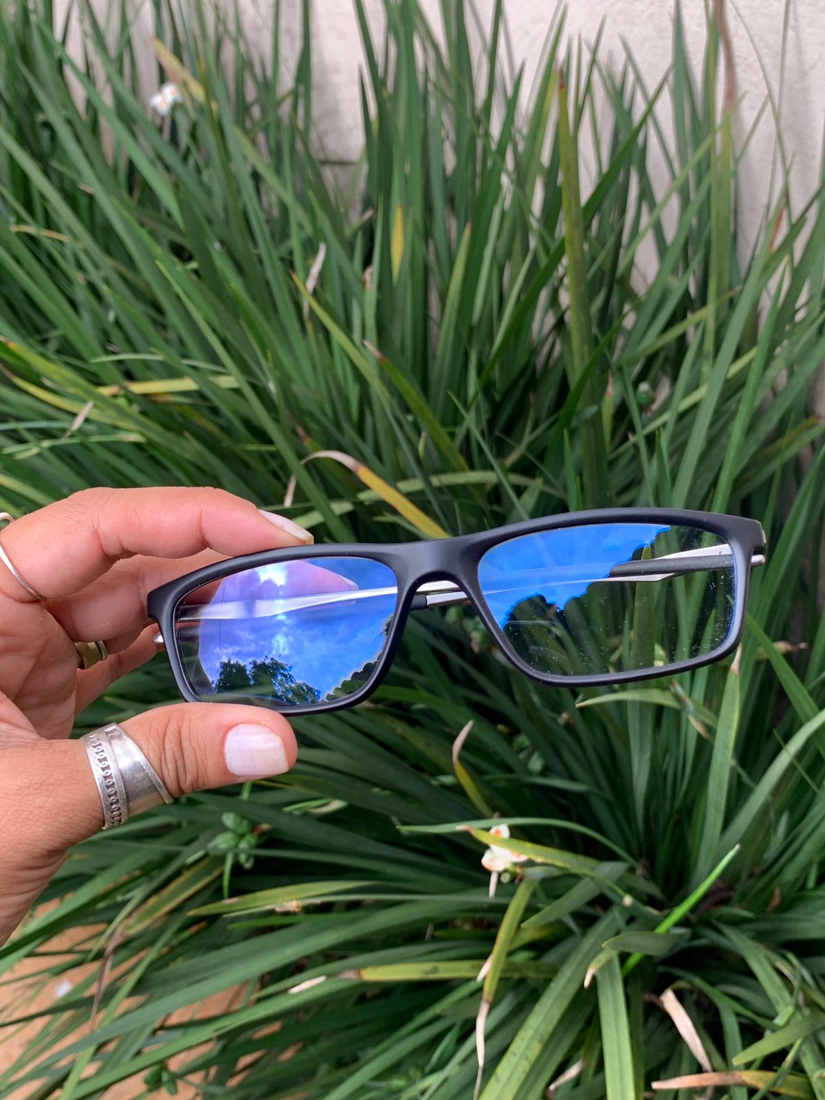 Armação Masculina 90417- Haste preta