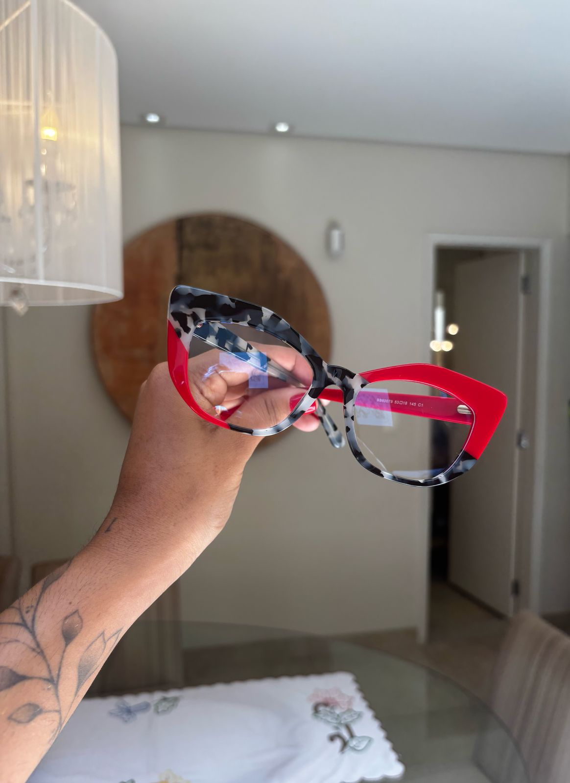 Óculos Pillar - Vermelho