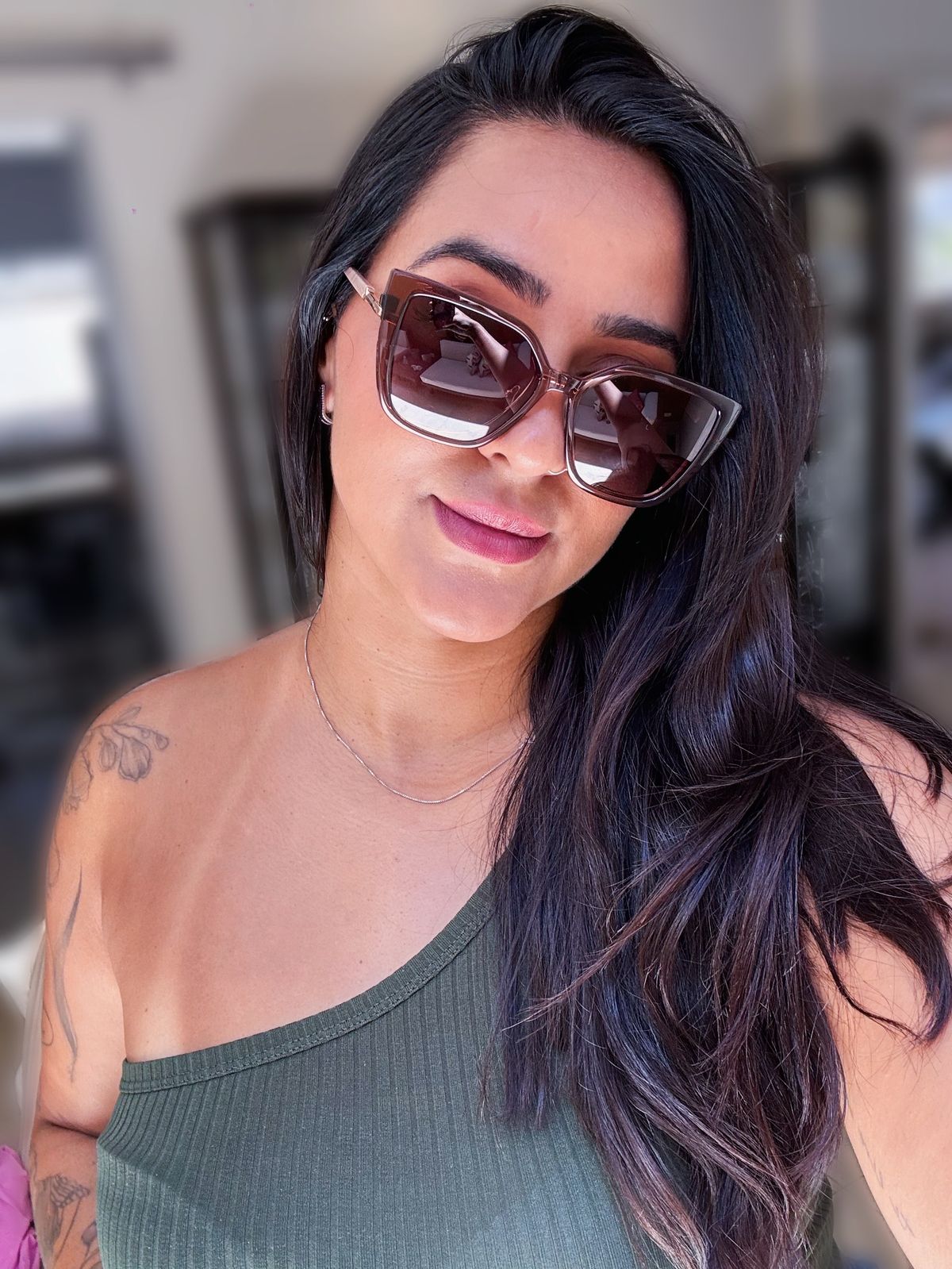 Óculos Camila - 3 em 1 - Nude rosê