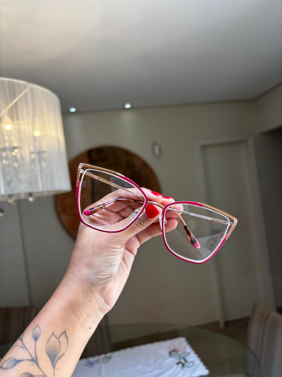 Óculos Lúcia - Rosa queimado