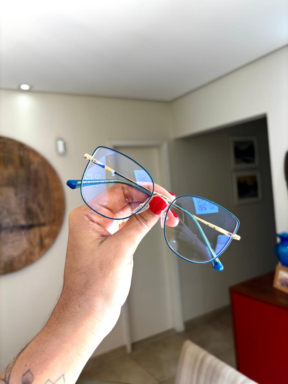 Óculos Nath 1.0 - Azul petróleo