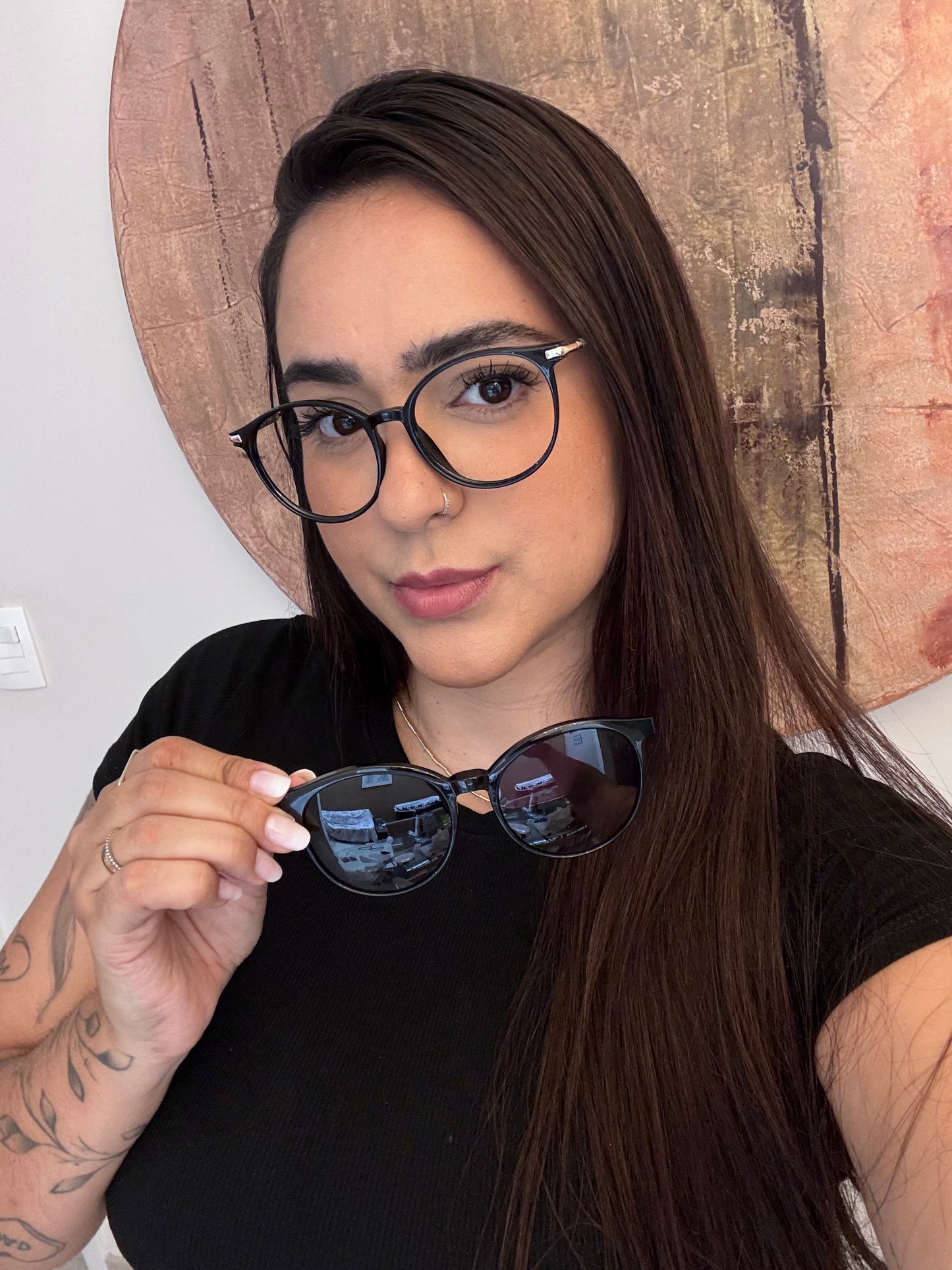 Óculos Mia - 2 em 1 - Preto