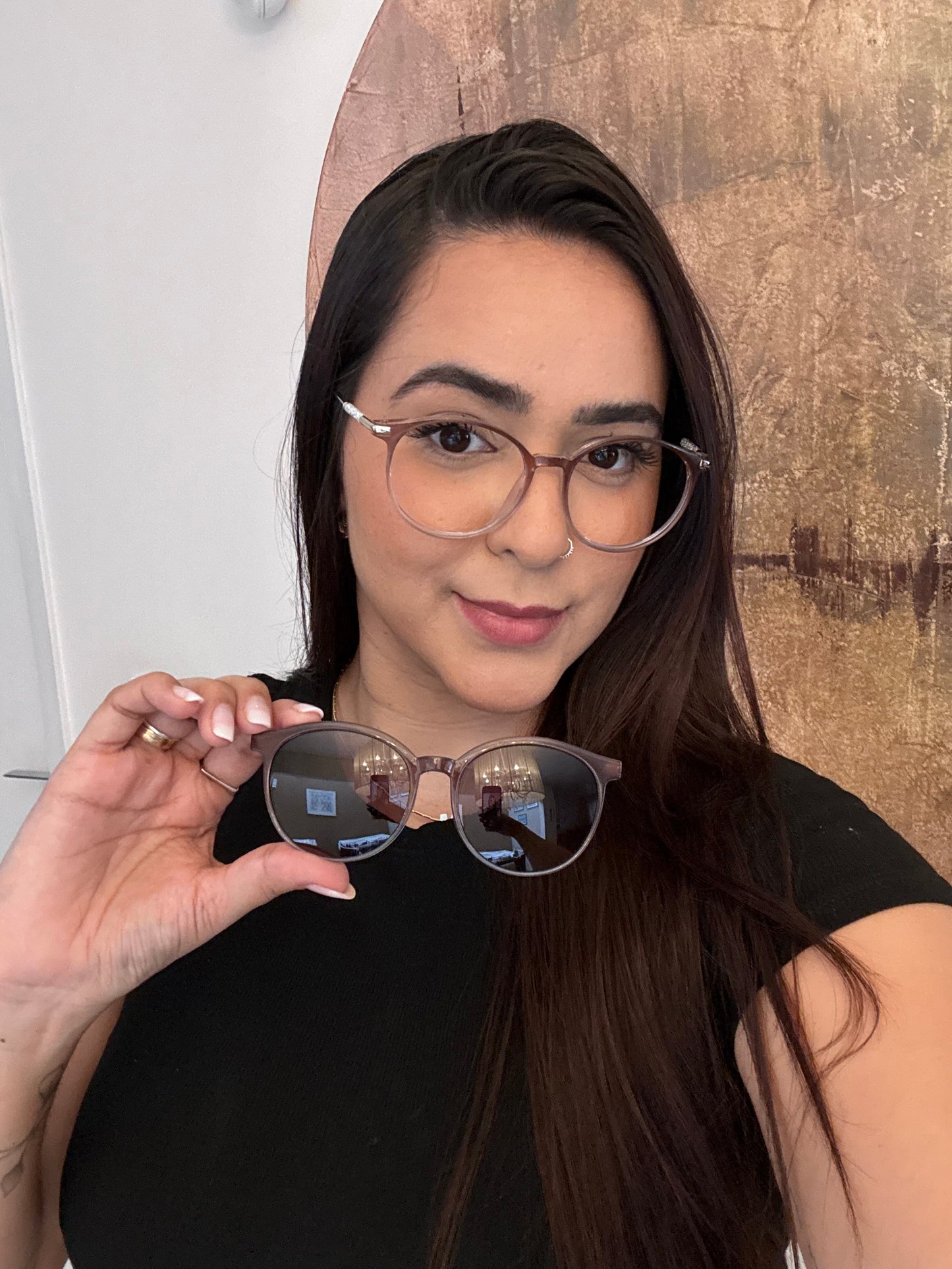 Óculos Mia - 2 em 1 - Champanhe