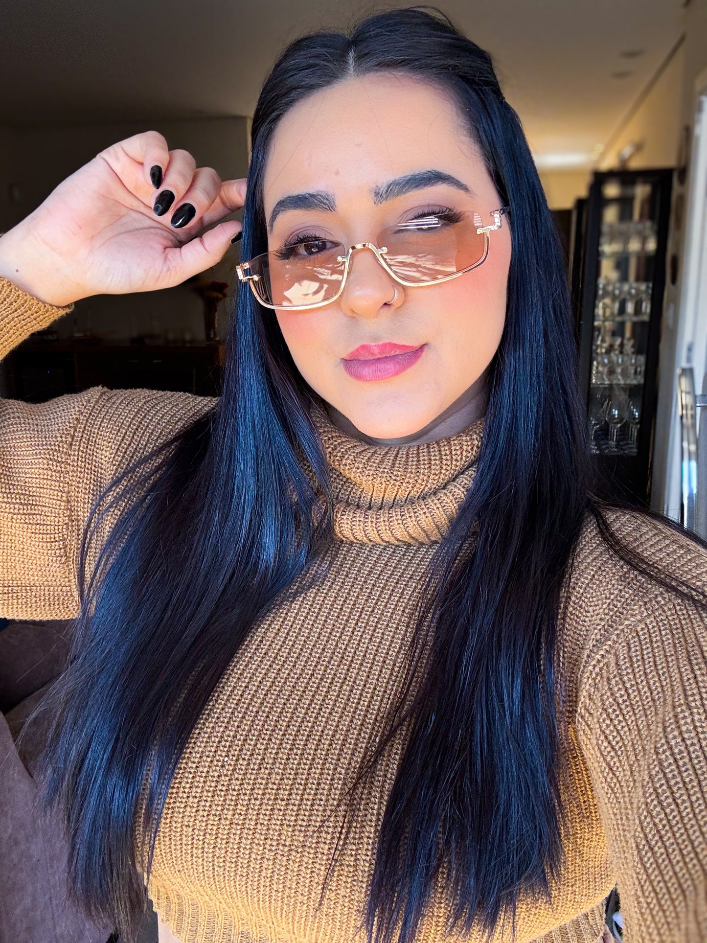 Óculos Zafira - Champanhe