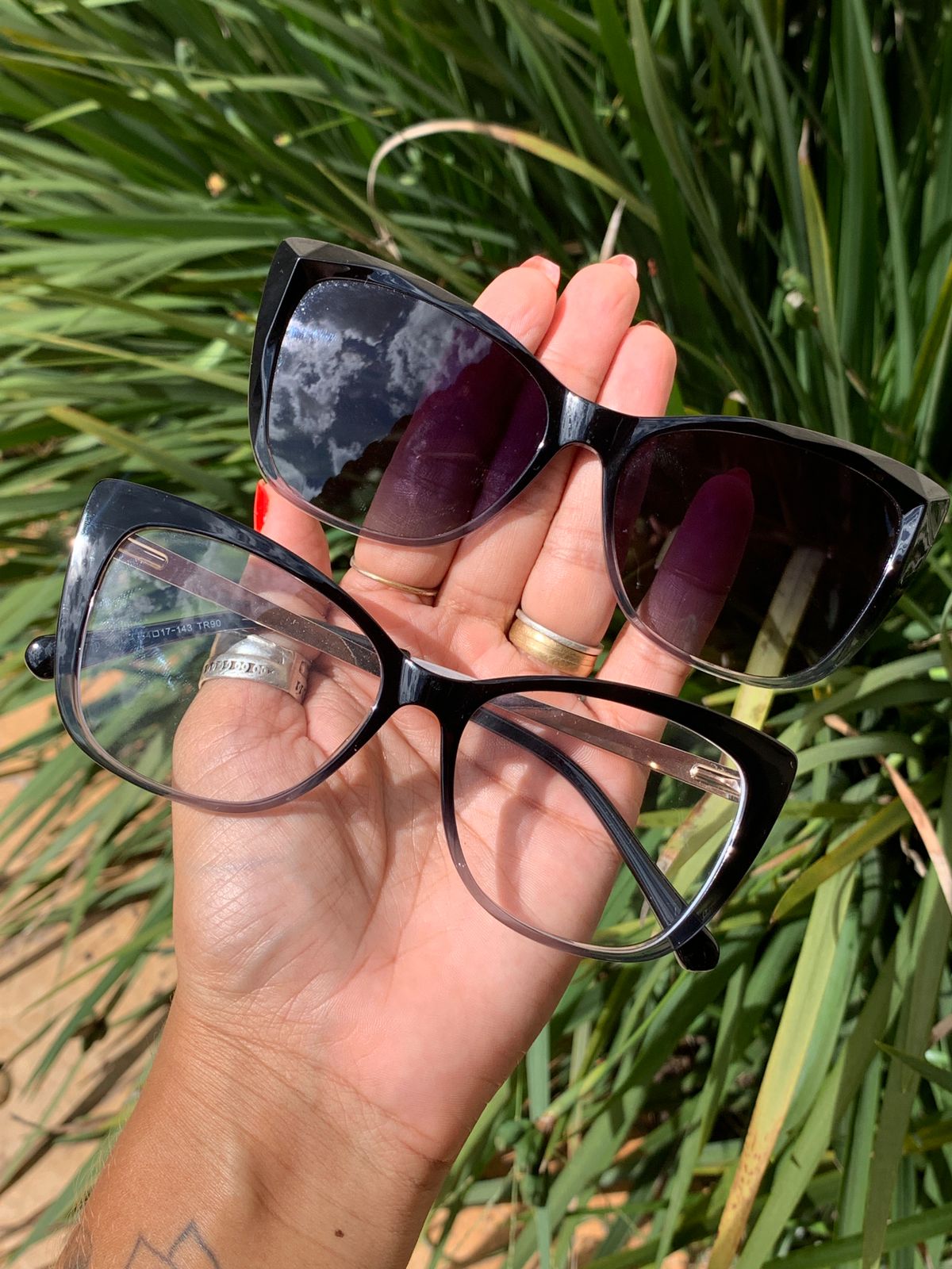 Armação 8710 - Modelo 2 em 1 - Preto