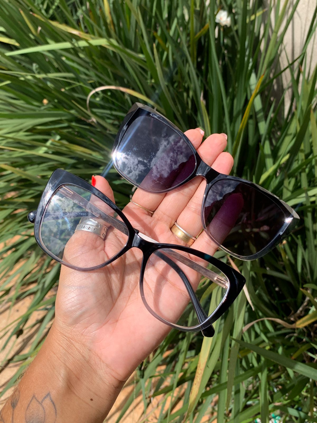 Armação 8710 - Modelo 2 em 1 - Preto