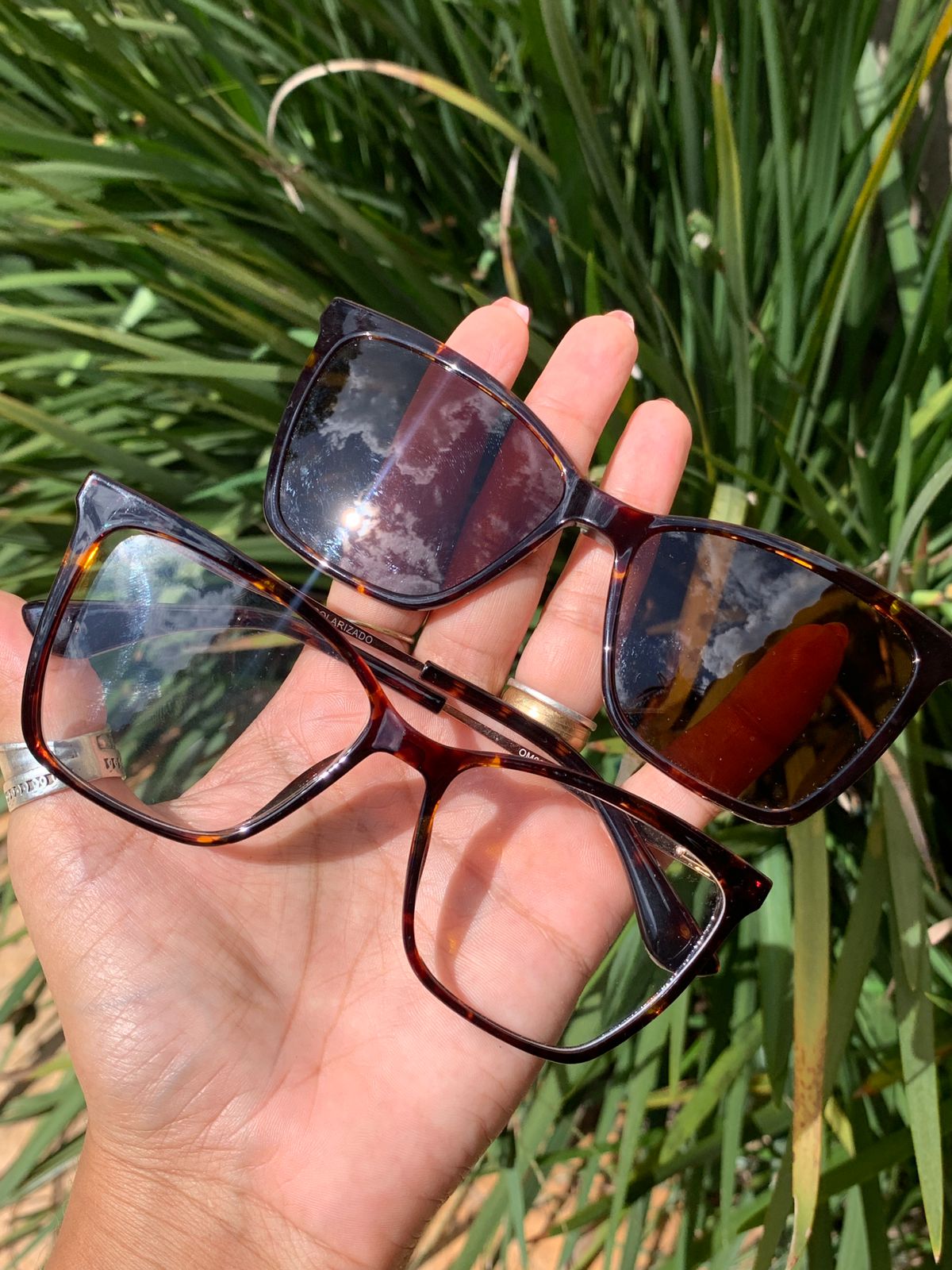 Armação 8035- Modelo 2 em 1 - Marrom