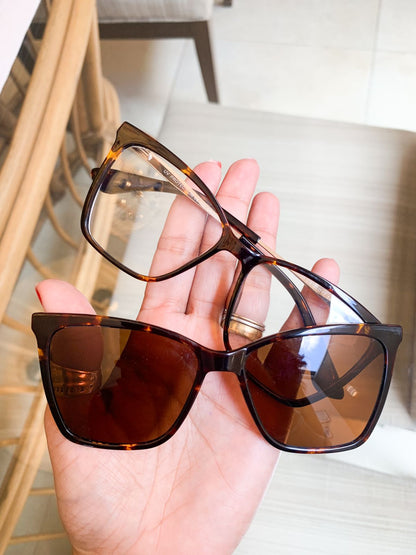 Armação 8035- Modelo 2 em 1 - Marrom