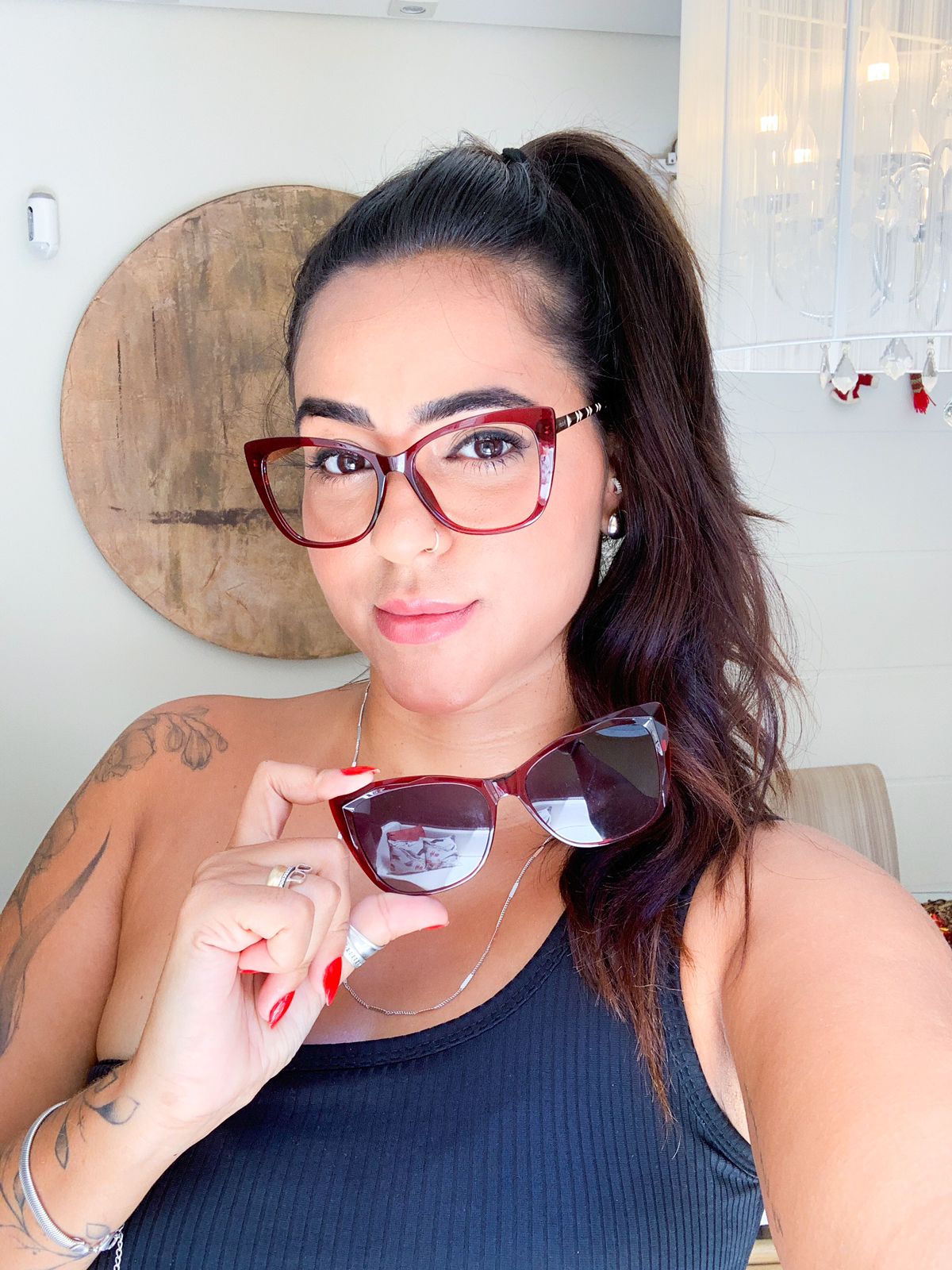 Armação 8710 - Modelo 2 em 1 - Vinho