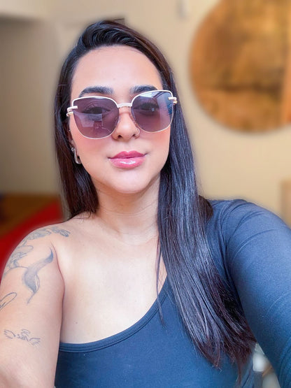Óculos 9806 - Dourado