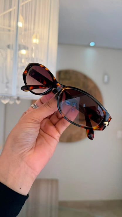Óculos Solar 50752 - Marrom Tartaruga