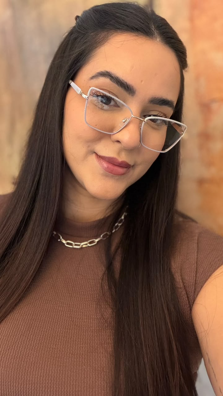 Óculos 90046 - Bege claro