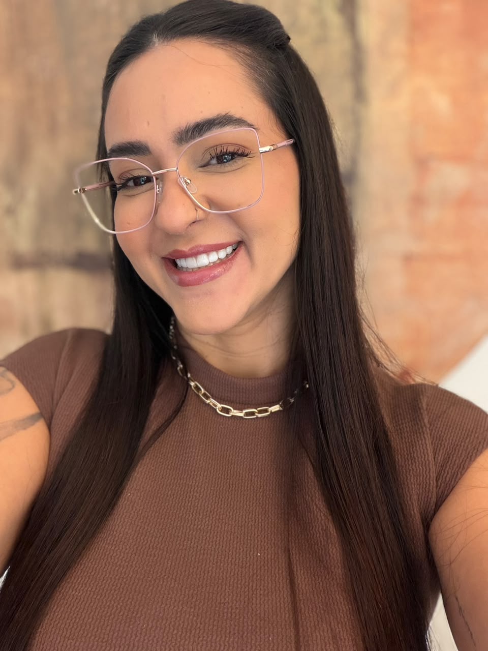 Óculos 600028 - Nude rosado