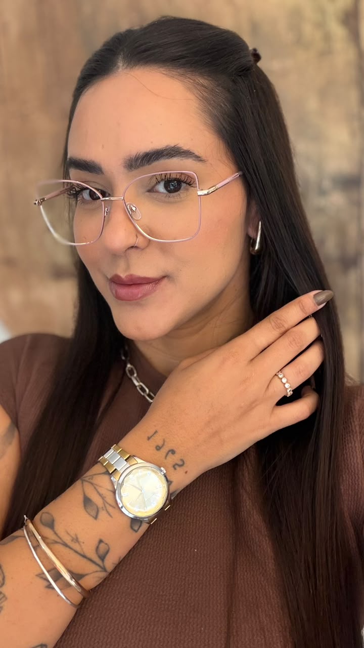 Óculos 600028 - Nude rosado