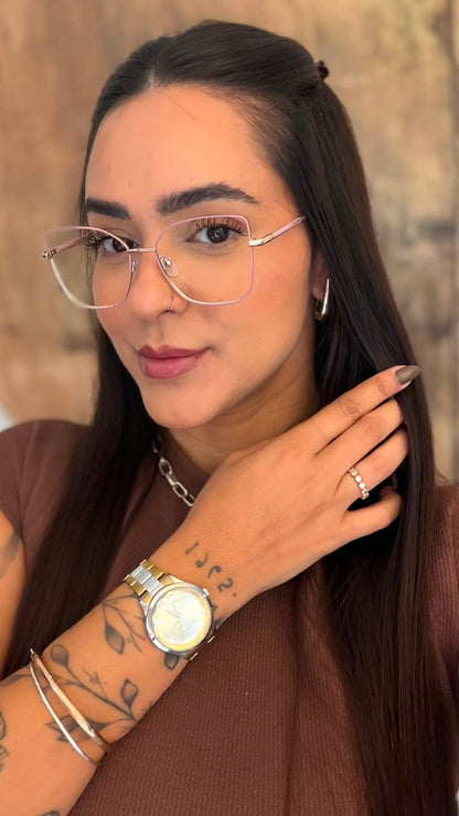 Óculos 600028 - Nude rosado