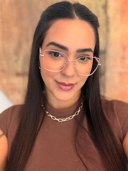 Óculos 600028 - Nude rosado
