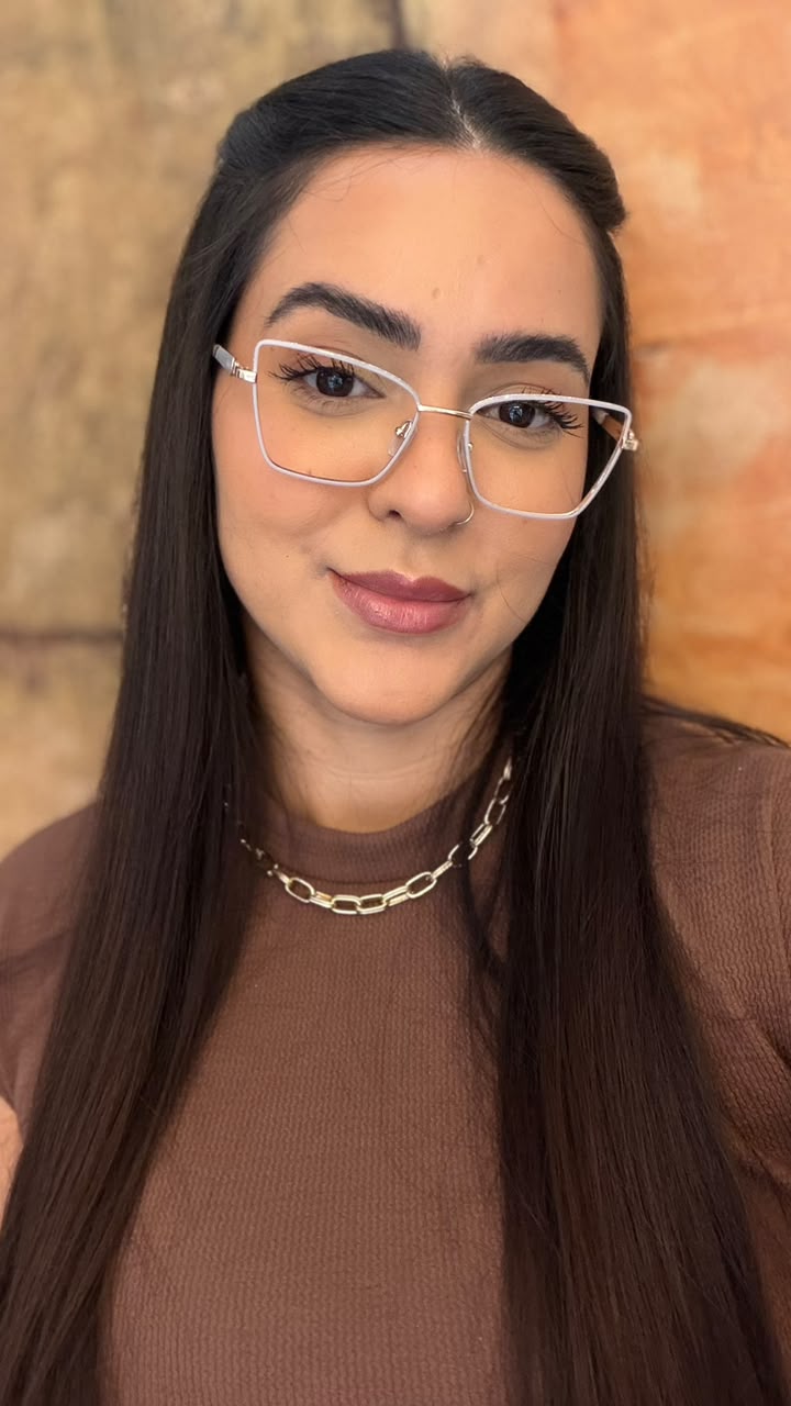 Óculos 90046 - Bege claro